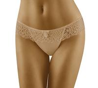 Wolbar Zauberhafter Damen String Mit Microfaser WB09, Beige,L