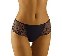 Wolbar Zauberhafter Damen String Mit Microfaser WB15, Schwarz,S