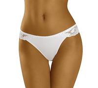 Wolbar Zauberhafter Damen String Mit Rüsche WB28, Weiß,M
