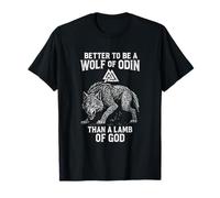 Wolf of Odin Wikinger Krieger Nordische Mythologie Nordischer Stolz T-Shirt