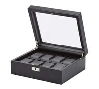 Wolf Viceroy Uhrenbox 8 Uhren Schwarz Kunstleder 466002 - Unisex - Kunstleder