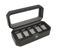 Wolf Windsor Uhrenbox 5 Uhren Schwarz Kunstleder 4583029 - Unisex - Faux Leather