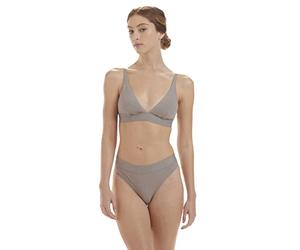 Wolford Beauty Baumwoll-Dreieck-BH für Damen, Rauch, small