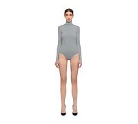 Wolford Colorado Body für Damen, luxuriöser Rollkragen-Body, lange Ärmel, bequem und elegant, perfekt für jeden Anlass, Stahl, XS