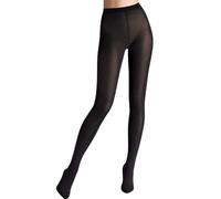 Wolford Damen Cotton Velvet Strumpfhose, 50 DEN, Schwarz (Black 7005), Large
