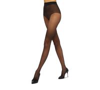 Wolford Damen Glanz Fein Strumpfhose Pure 10 14497, 10 DEN, Gr. X-Large, Schwarz (Black 7005)