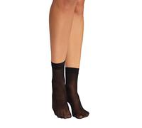 Wolford Damen Individual 10 Socks Strumpfhose, 10 DEN, Schwarz (Black 7005), Medium