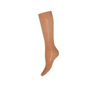 Wolford Damen Kniestruempfe Anniversary Knee-Highs,50 DEN,Frauen Struempfe,blickdicht-transparent,gemustert,caramel,S (Small)