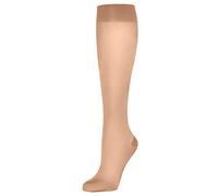 Wolford Damen Kniestrumpf Pure Energy 30 Leg Vitalizer, 30 Den, Beige (Gobi 4365), Large