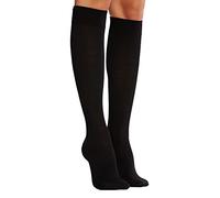 Wolford Damen Matt Fein Kniestrümpfe Merino Knee - Highs 31310, Gr. Medium, Schwarz (Black 7005)
