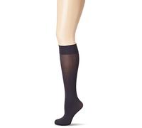Wolford Kniestrümpfe mit Muschelsaum Modell 'Velvet' - 50 DEN in Marineblau, Größe S, Artikelnr. 1308075S Marineblau S 88% Polyamid, 12% Elasthan