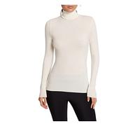 Wolford Damen Merino Fine Rib Pullover ecrue L