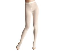 Wolford Damen Merino Tights Strumpfhose, 60 DEN, Weiß (Ecrue 1051), Large