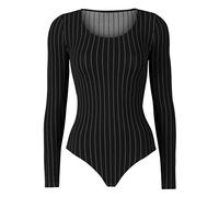 Wolford Damen Muriel String Body Black/White M