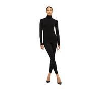 Wolford Damen Rollkragen-Pullover Aurora Top Long Sleeves,Frauen hochgeschlossen,enganliegend,figurbetont,weich,Black,M (Medium)