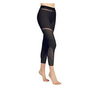 Wolford Damen Shuri 7/8 Leggings, Stoffhose Basic Capri-Stil Gymnastikhose Yogahose Freizeithose enganliegend,7005 Black,X-Small (XS)