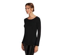 Wolford Damen T-Shirt Langarm Aurora Pure Top Long Sleeves,Frauen Basic Tshirt,Rundhalsausschnitt,enganliegend,figurbetont,Black,M (Medium)