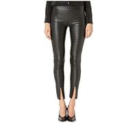 Wolford Estella Slit Leggings Kunstleder-Leggings Hose in Lederoptik (36, black)