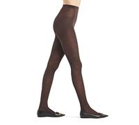 WOLFORD Merino-Strumpfhose für Damen, Soft Cacao, Large