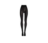 WOLFORD Modestrumpfhose DAISY COTTON schwarz | M
