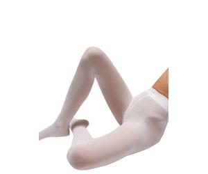 WOLFORD Modestrumpfhose Mary Cotton Rib beige | S