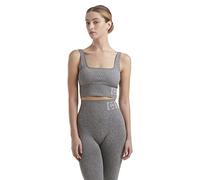 Wolford Shaping Athleisure Crop Top Bra for Women Grey Melange