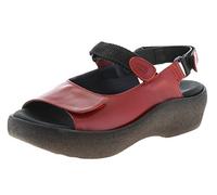 Wolky 3204-Jewel Ledersandale für Damen, Rot - rot - Größe: 39 EU