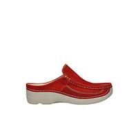 Wolky Comfort Clogs Roll Slide - 11570 rot Nubuck - 39
