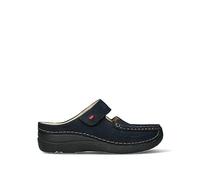 Wolky Comfort Extra Komfort Roll Slipper - 13800 Nubukleder blau - 38