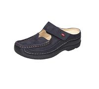 Wolky Comfort Extra Komfort Roll Slipper - 13800 Nubukleder blau - 39