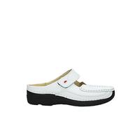 Wolky Comfort Extra Komfort Roll Slipper - 70100 gedruckt Leder Weiss - 39
