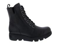 Wolky Hope XW Bootie 0632530-000, Softy Wax - Glattleder, Schwarz, Schnürung u. Reißverschl. Schwarz Gr. 39