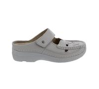 Wolky Roll Clog, Talaria Floater Leather, Offwhite, 0623471-120 Weiß Gr. 41
