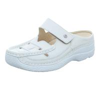 Wolky Roll Clog, Talaria Floater Leather, Offwhite, 0623471-120 Weiß Gr. 41