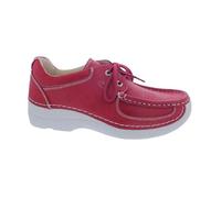 Wolky Roll Shoe 0621636-570, Fantastic Leather (Glattleder), Red Summer, Halbschuh Rot Gr. 40