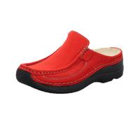 Wolky Roll Slide Antique Nubuck für Damen, rot, Größe 37 EU