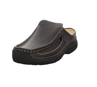 Clogs Wolky Roll Slide Oiled Leather Black Herren-Schuhgröße 42