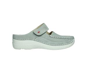 Wolky Roll Slipper Antique für Damen, grün, Größe 41 EU