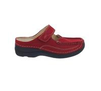 Wolky Roll Slipper, Clog, Timber Nubuck, Dark-red, Wechselfußbett 0622716-505 Rot Gr. 42