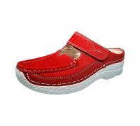 Wolky Roll Slipper für Damen, rot, Größe 39 EU