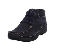 Wolky Comfort Schnürschuhe Seamy Moc - 11800 Nubukleder blau - 40