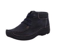 Wolky Comfort Schnürschuhe Seamy Moc - 11800 Nubukleder blau - 40