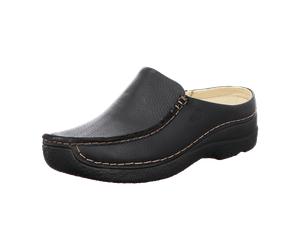 Wolky Seamy Slide für Damen, schwarz, Größe 38 EU
