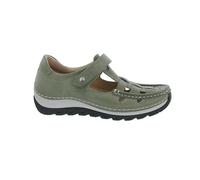 Wolky Zambezi, Oxford Leather (Glattleder), Light-Green, Klettverschluss 0490235-704 Grün Gr. 41