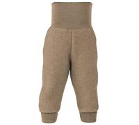 Woll Fleece Hose Softbund walnuss-braun 74/80