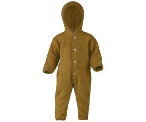Woll Fleece Overall mitwachsend safran 92
