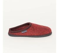 Woll-Hausschuh aus 100% Schurwolle Wool Venture Low | Pantoffeln für Damen & Herren in 4 Farben | Farbe rot 46 46