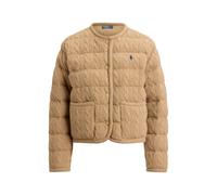 Woll-Kaschmir-Jacke mit Zopfmuster XL Tan