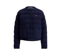 Woll-Kaschmir-Jacke mit Zopfmuster XXL Blue
