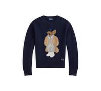 Woll-Kaschmir-Pullover mit Polo Bear XL Blue